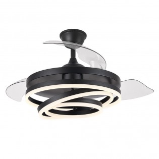 Ventilador LED con aspas retráctiles Kai CCT (72W)
