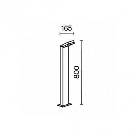 Baliza de exterior LED Paso (12W)