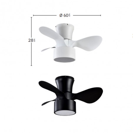 Ventilador de techo LED Kos CCT (24W)