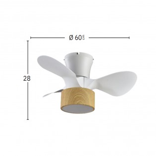 Ventilador de techo LED Kos CCT (24W) II