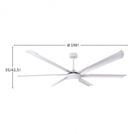Ventilador de techo LED Marea CCT (30W)