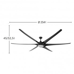 Ventilador de techo LED Moncayo CCT (30W)