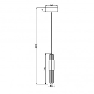 Lámpara de techo LED Verticale (8W)