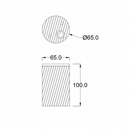Foco de techo exterior Roll