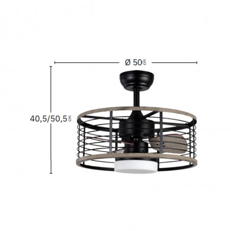 Ventilador de techo LED Pella CCT (24W)