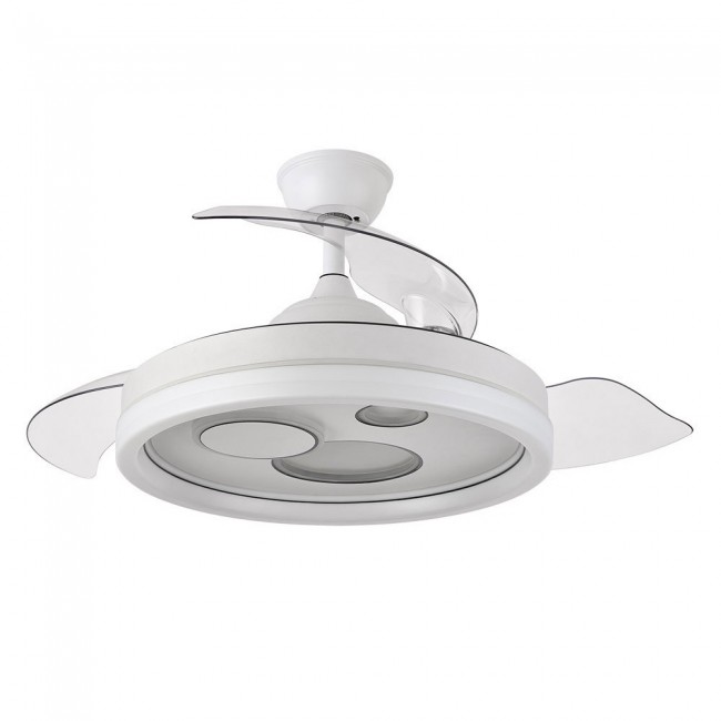 Ventilador LED con aspas plegables Turia CCT (72W)