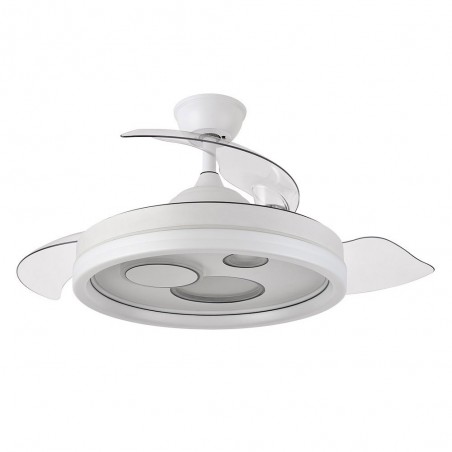 Ventilador LED con aspas plegables Turia CCT (72W)