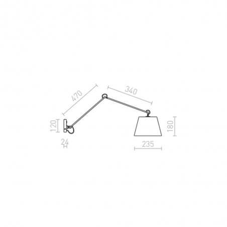 Aplique de pared Ashley