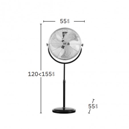 Ventilador de pie Trascias (120W)
