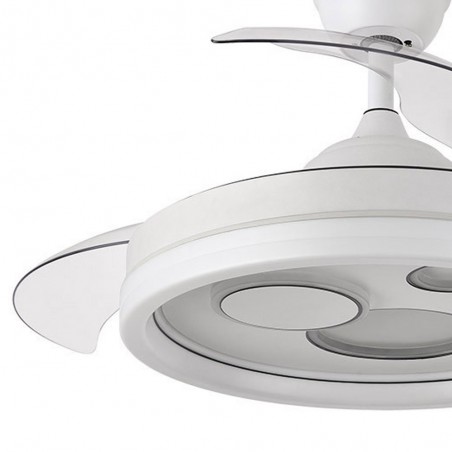 Ventilador LED con aspas plegables Turia CCT (72W)
