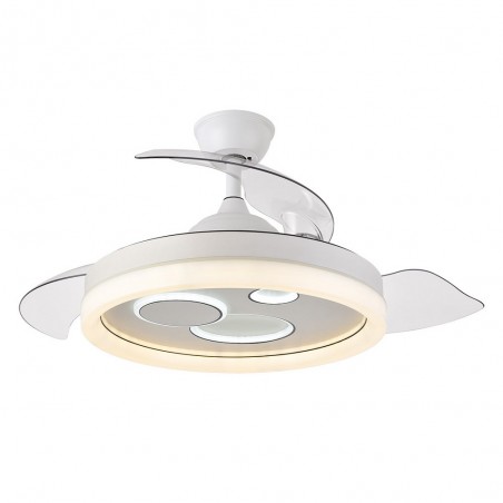 Ventilador LED con aspas plegables Turia CCT (72W)