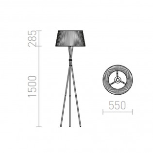 Lámpara de pie Boulogne