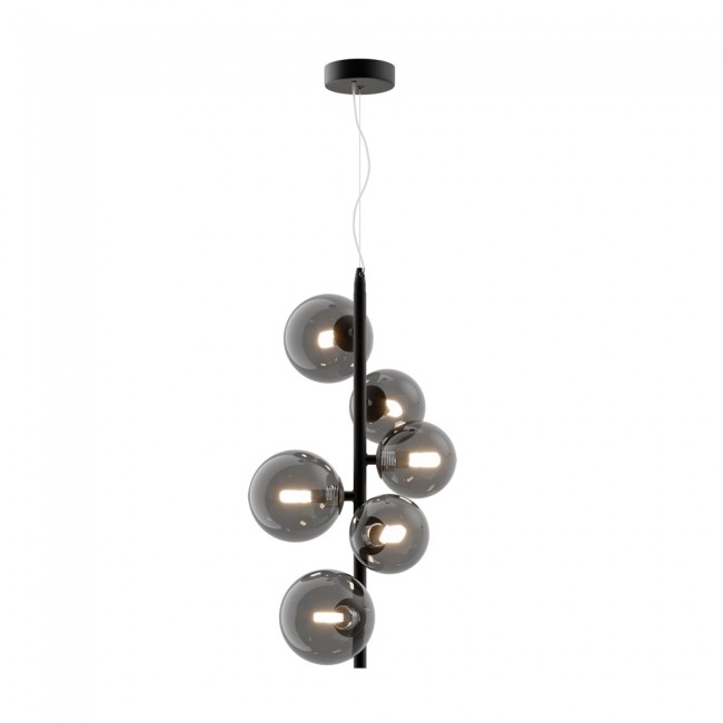 lampara colgante dallas fume 6 luces