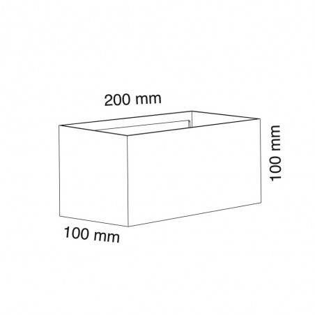 Aplique de exterior LED Open Plus (4x5W)