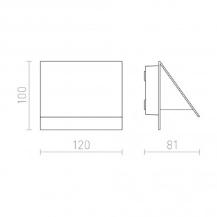 Aplique exterior LED Geri (5W)