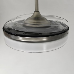 Ventilador LED con aspas plegables Oroel Níquel CCT (45W)