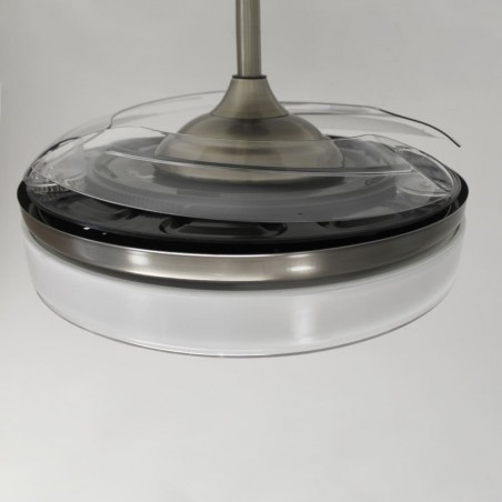 Ventilador LED con aspas plegables Oroel Níquel CCT (45W)