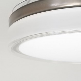 Ventilador LED con aspas plegables Oroel Níquel CCT (45W)