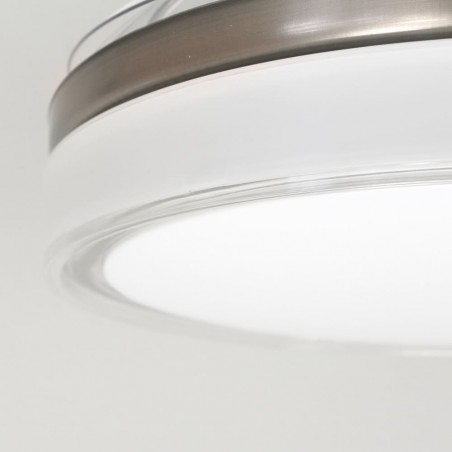 Ventilador LED con aspas plegables Oroel Níquel CCT (45W)