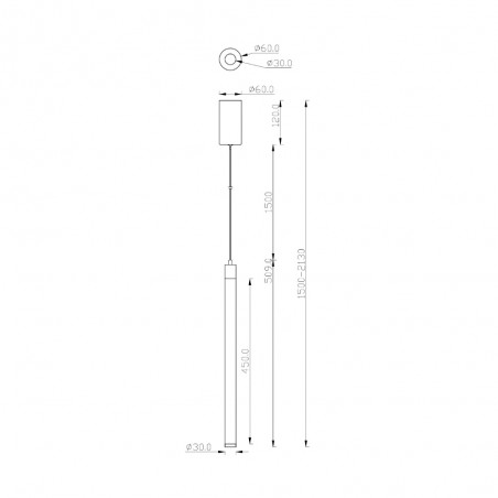 Lámpara de techo LED Ray (10W)