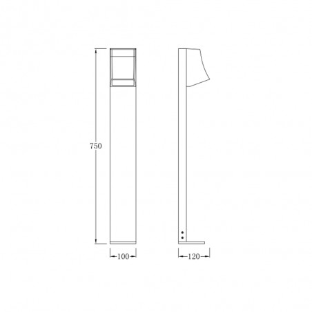 Baliza de exterior LED Slide (8W)