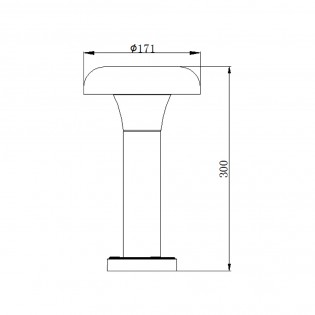Baliza de exterior LED Arena (12W)