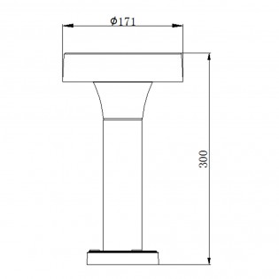 Baliza de exterior LED Nevada (12W)