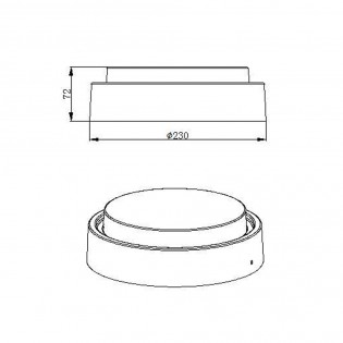 Aplique de exterior LED Pilot (12W)