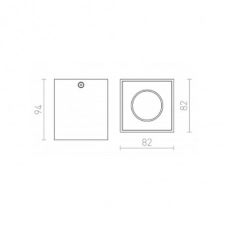 Plafón de techo Agate