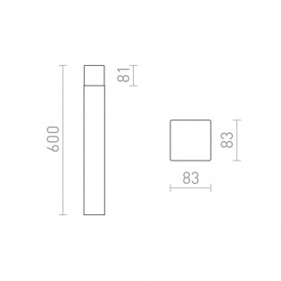 Baliza de exterior Clyde