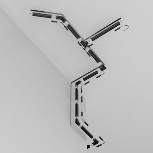 Carril magnético empotrable Exility (1 metro)