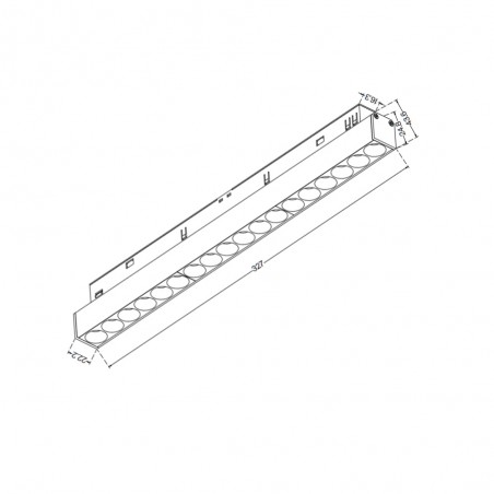 Foco LED para carril magnético Points CCT Exility (18W)