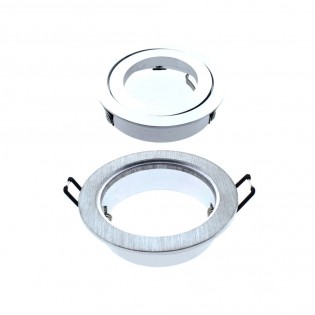 Pack 10 Empotrable Classic redondo aluminio