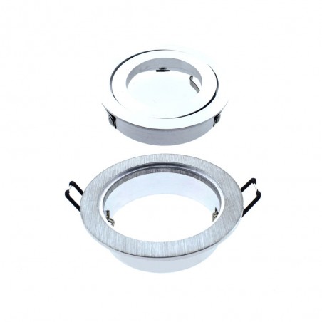 Pack 10 Empotrable Classic redondo aluminio