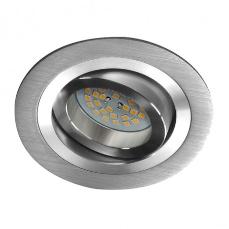 Pack 10 Empotrable Classic redondo aluminio