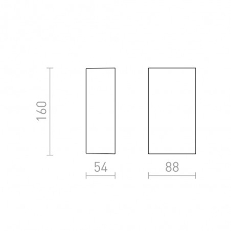 Aplique de exterior LED Dixie (5W)