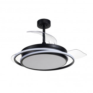 Ventilador LED con aspas plegables Antila CCT Dim (60W)
