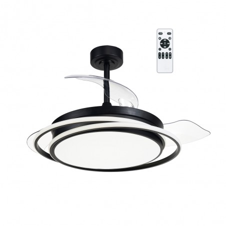 Ventilador LED con aspas plegables Antila CCT Dim (60W)