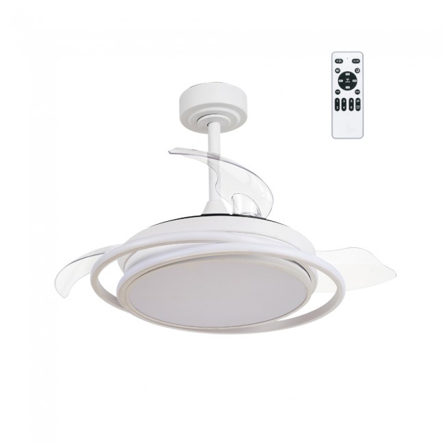 Ventilador LED con aspas plegables Antila Mini CCT (45W)