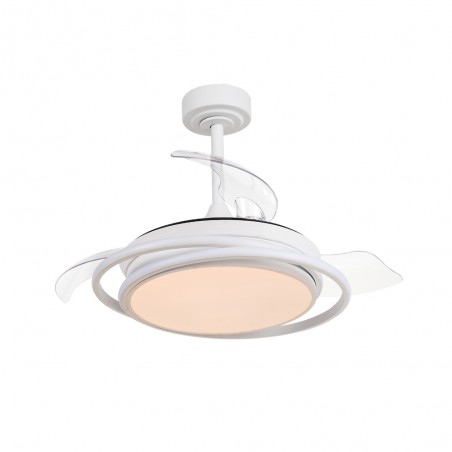 Ventilador LED con aspas plegables Antila Mini CCT (45W)
