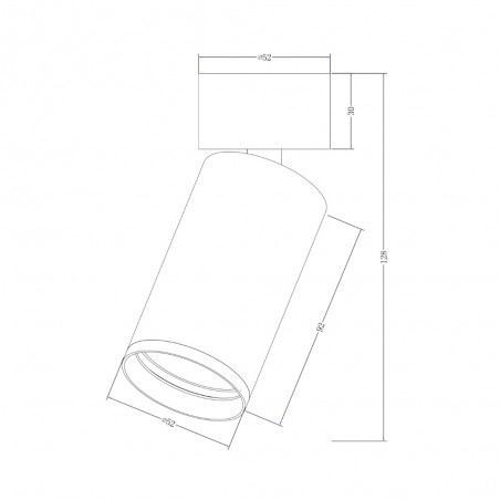 Foco de techo orientable Focus S II