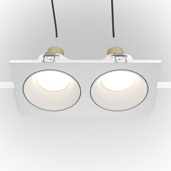 Empotrable de techo para baños Zoom (2 luces)