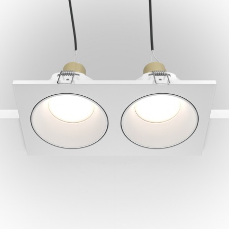 Empotrable de techo para baños Zoom (2 luces)
