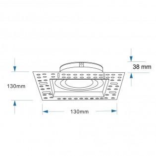 Empotrable de techo Atom