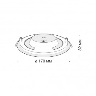Downlight LED para baños Stockton CCT (12W)