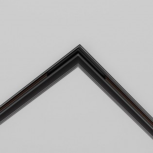 Accesorio esquina para carril magnético empotrable Exility