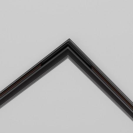 Accesorio esquina para carril magnético empotrable Exility