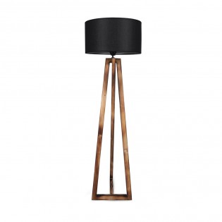 Lámpara de pie Nacor Negro