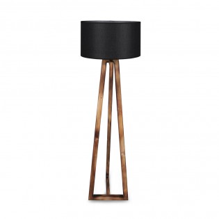 Lámpara de pie Nacor Negro