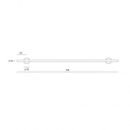 Aplique de pared LED Clock (24W)